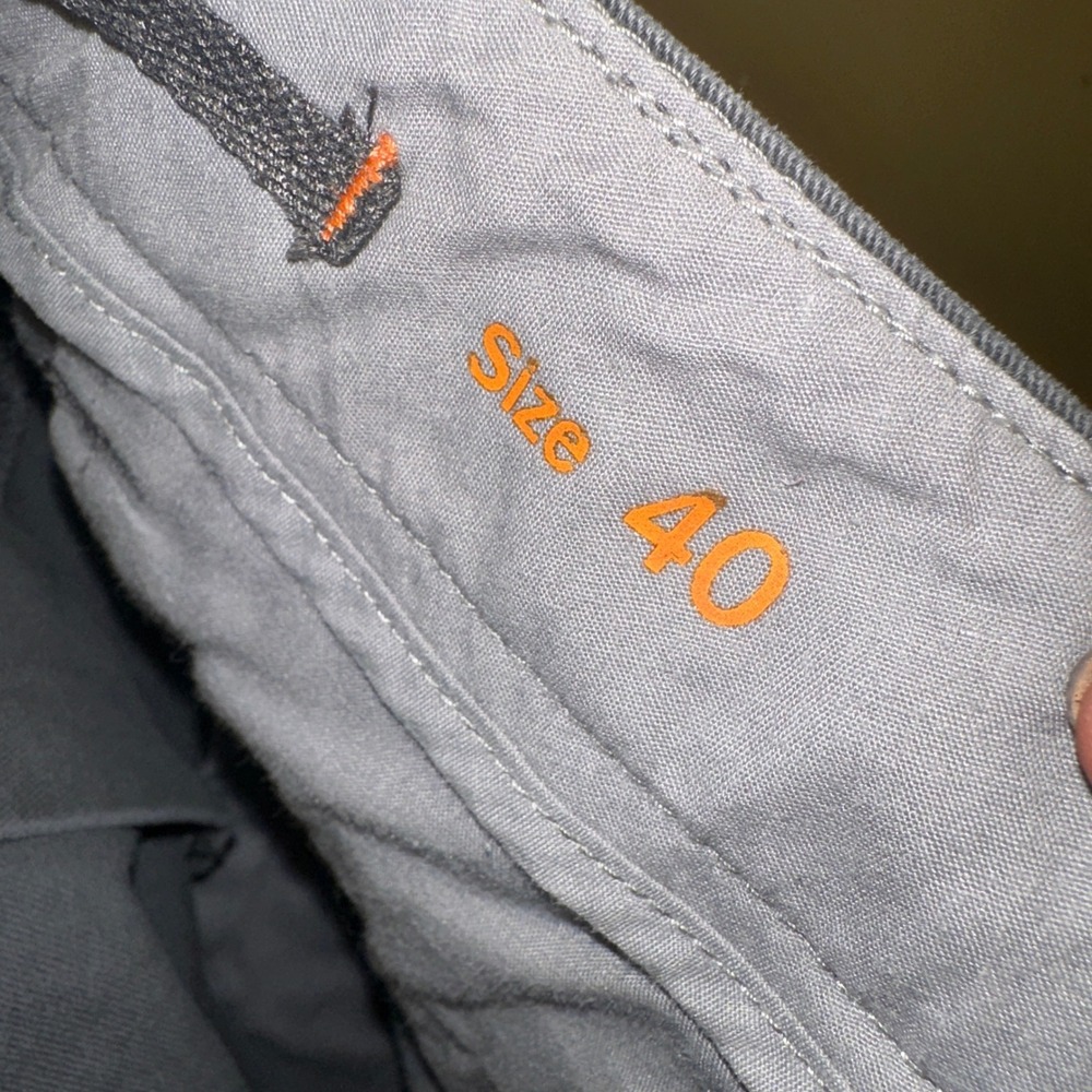 John Bartlett Consensus Men's Gray Chino Shorts Size 40 Cotton Flat Front Casual - Picture 6 of 9